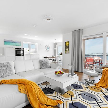 Brise- Direkt Am Wasser, Hafenblick, Fahrstuhl, Sauna, Ueberdachter Balkon Olpenitz Eksteriør bilde