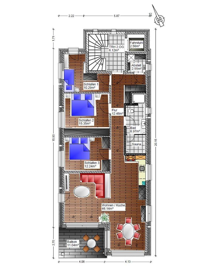 Brise- Direkt Am Wasser, Hafenblick, Fahrstuhl, Sauna, Ueberdachter Balkon Olpenitz Eksteriør bilde